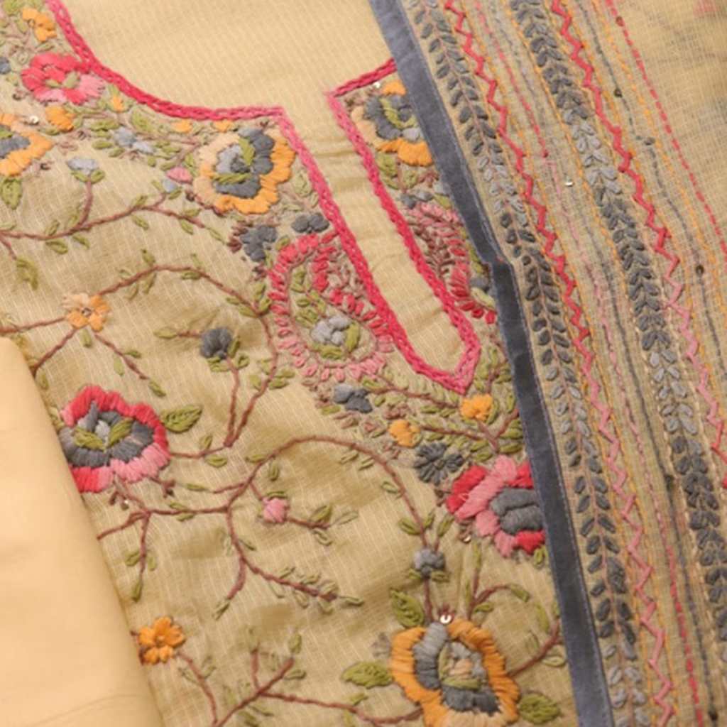 Sunkissed Kota Aari Embroidered Suit Set