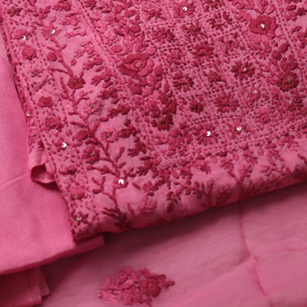 Maroon Rose Phulkari