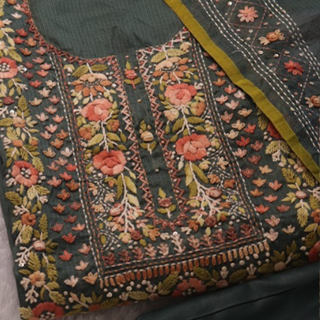 Slate Teal Aari Elegance