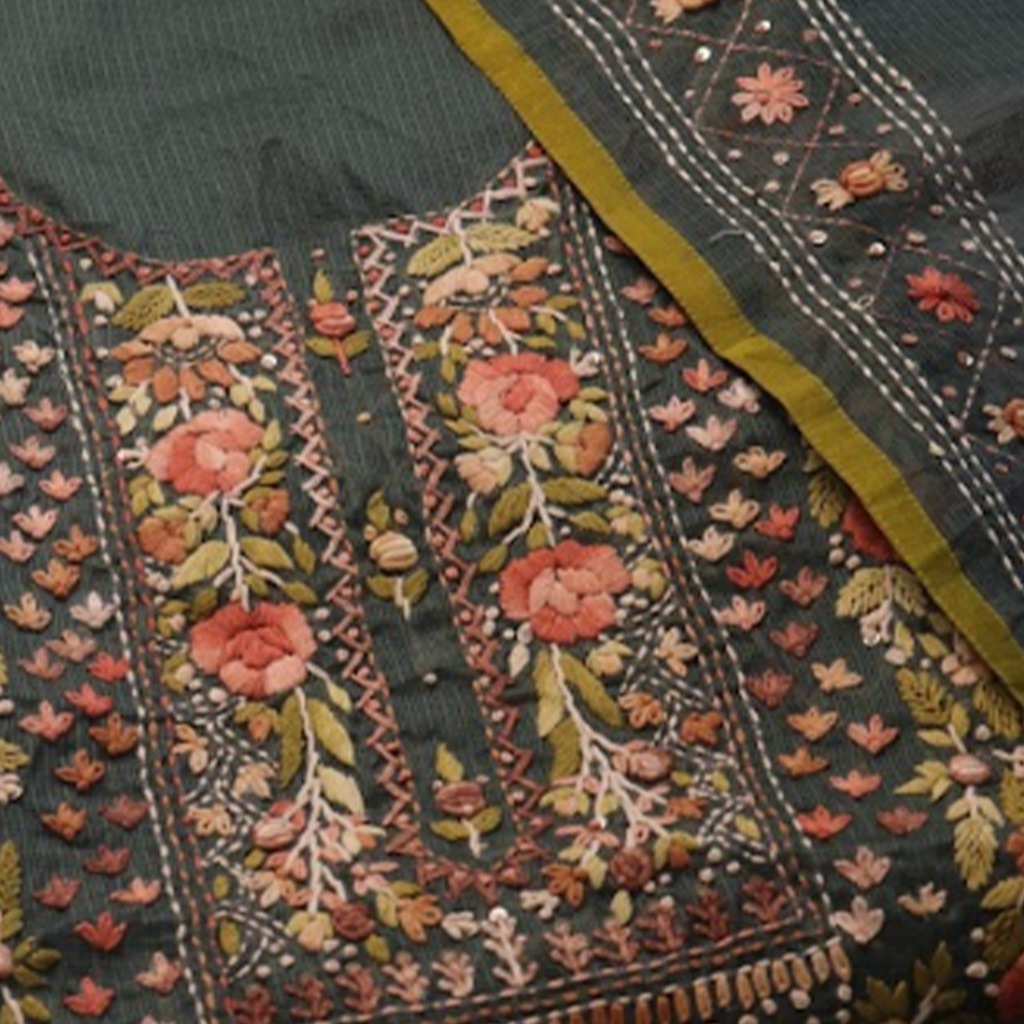 Slate Teal Aari Elegance