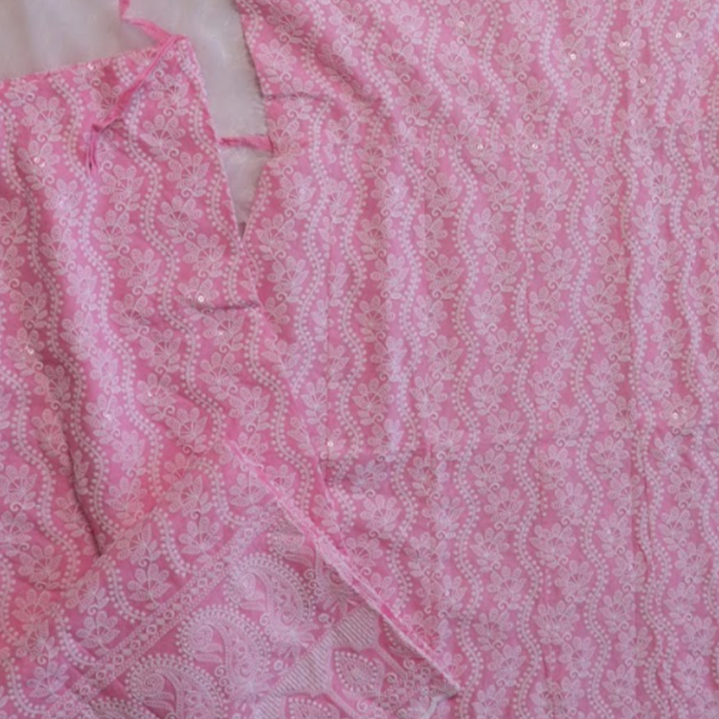 Rose Blush Chikankari Anarkali