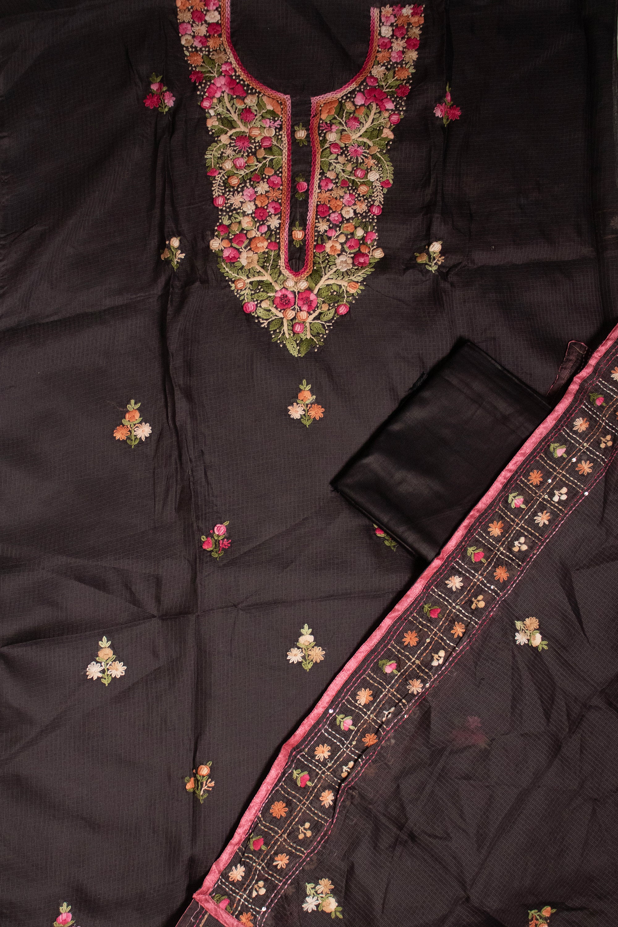 Black Midnight Kurta Set