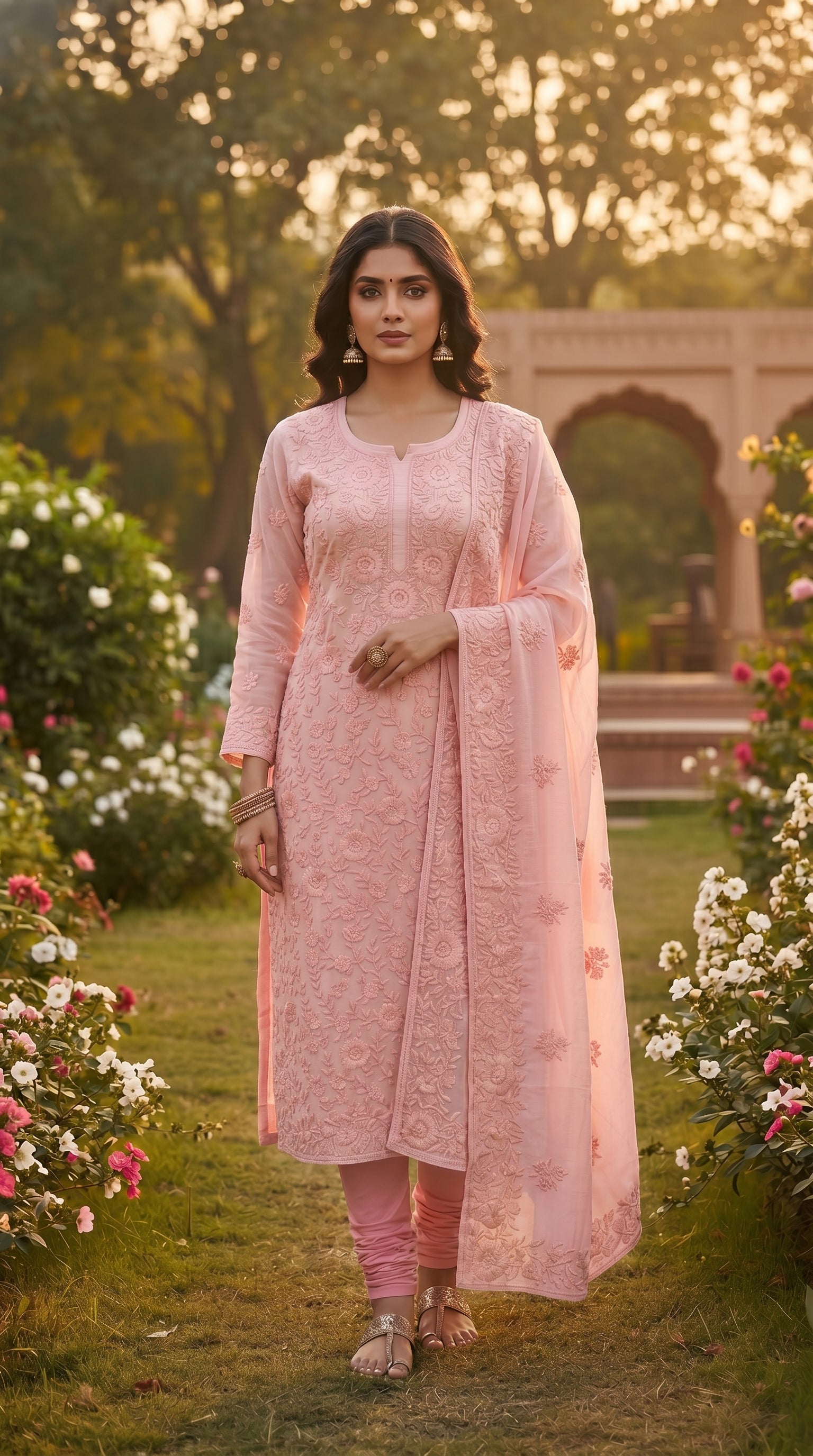 Majestic Aari Embroidered Suit (Unstitched)