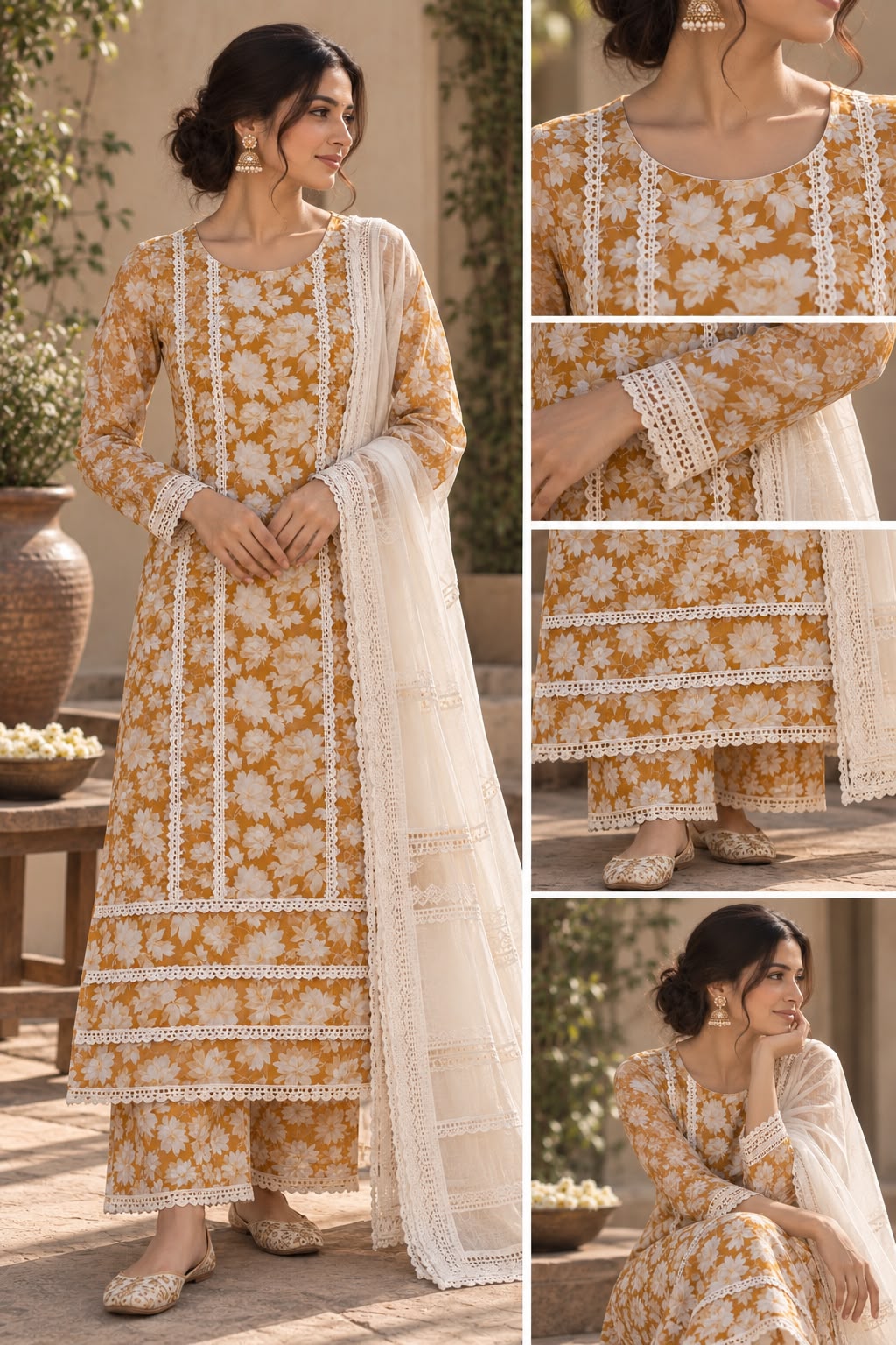 Golden Haze Unstitched Suit