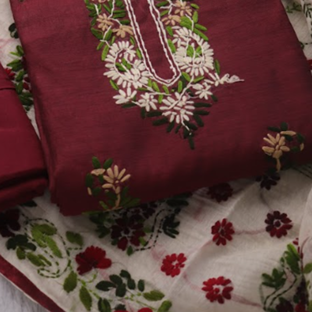 Crimson Paisley Neck