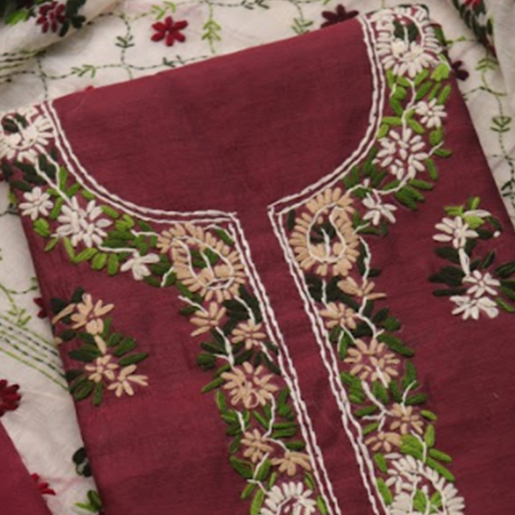 Crimson Paisley Neck