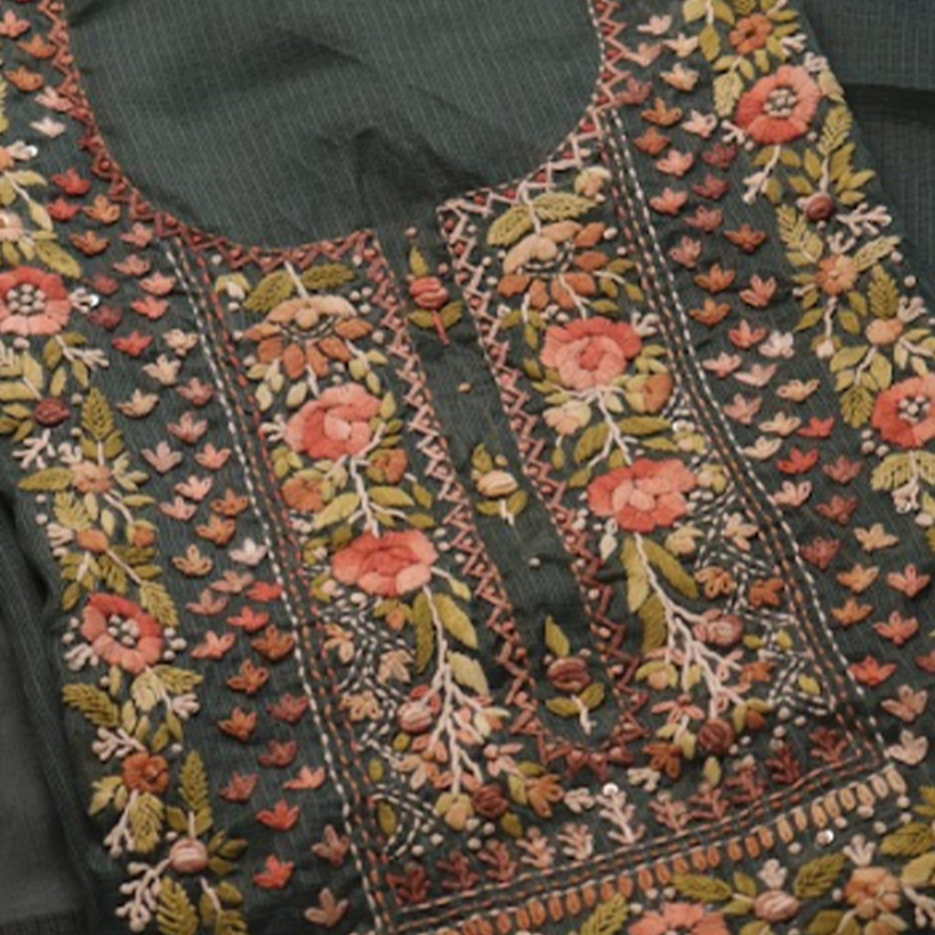 Slate Teal Aari Elegance