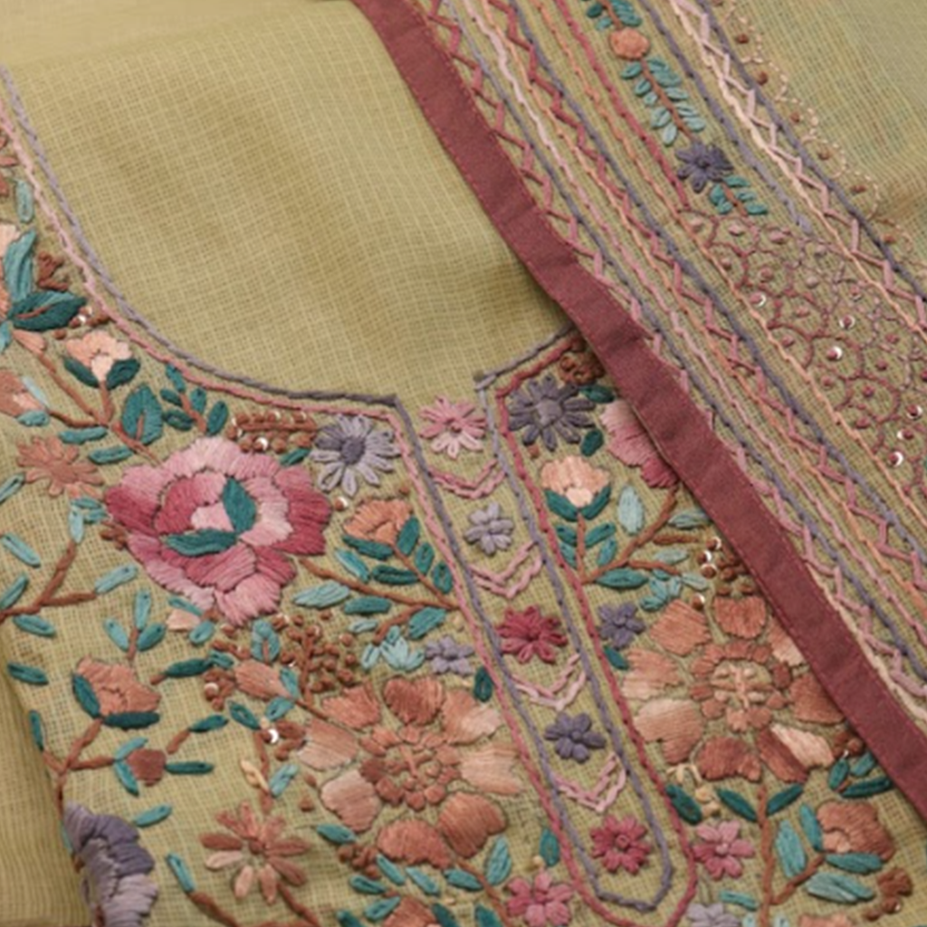 Pistachio Floral Suit