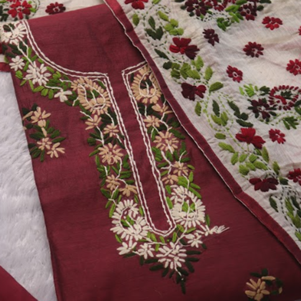 Crimson Paisley Neck