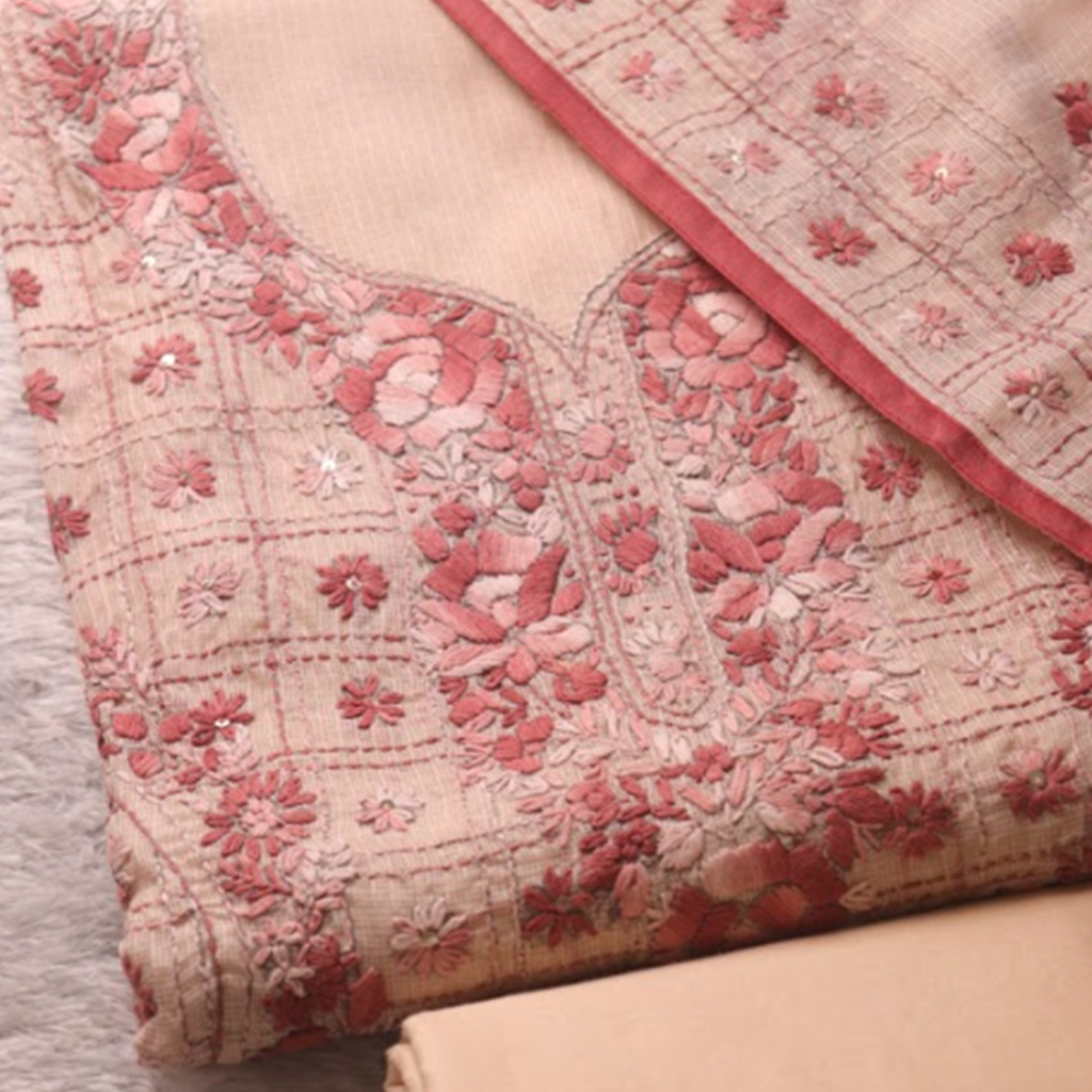 Beige Rosewood Kota Suit Set