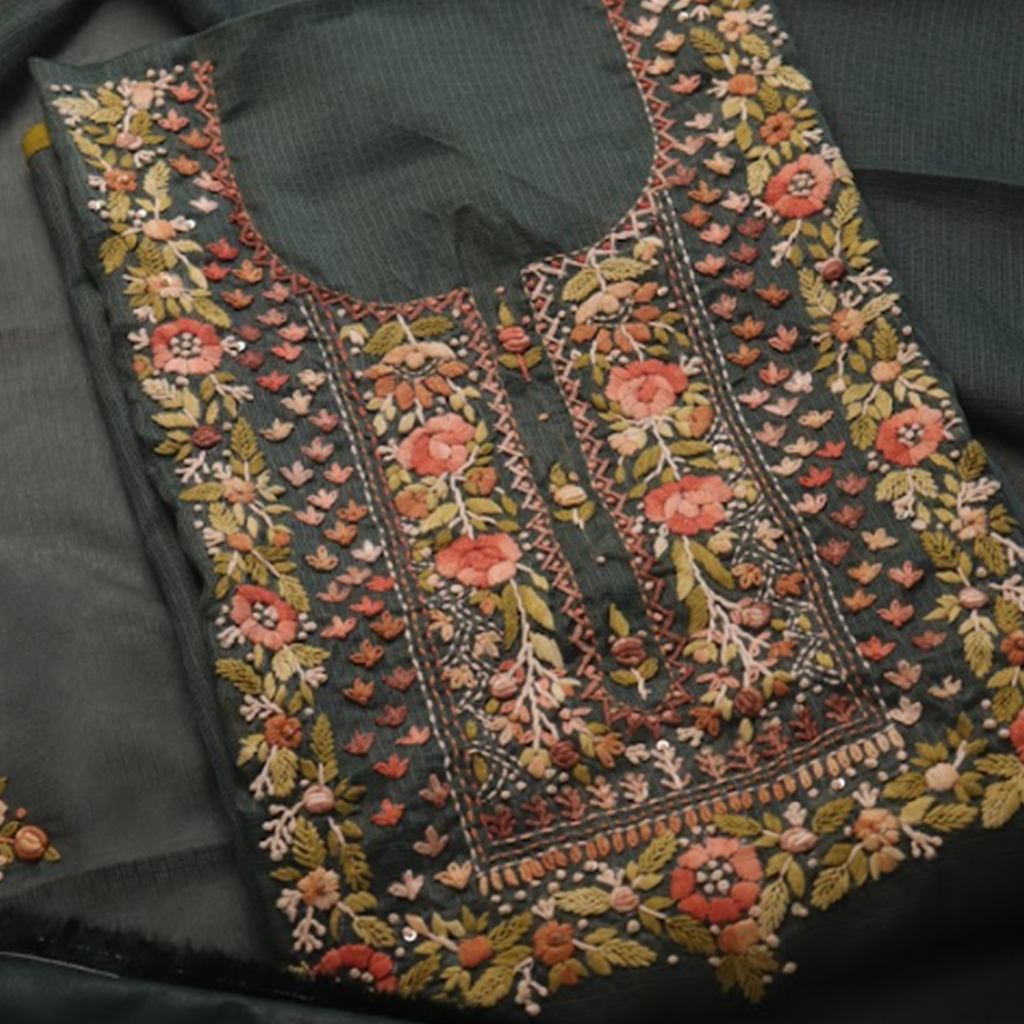 Slate Teal Aari Elegance