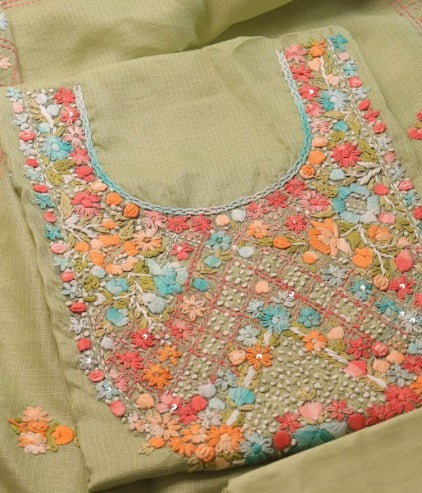 Sunset Bloom Chandari set