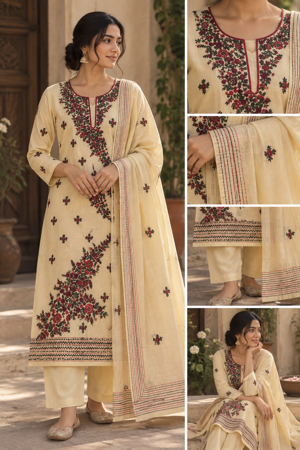 Noor-e-Rang Unstitched Suit.